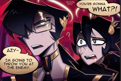 Azrael and Leonardo